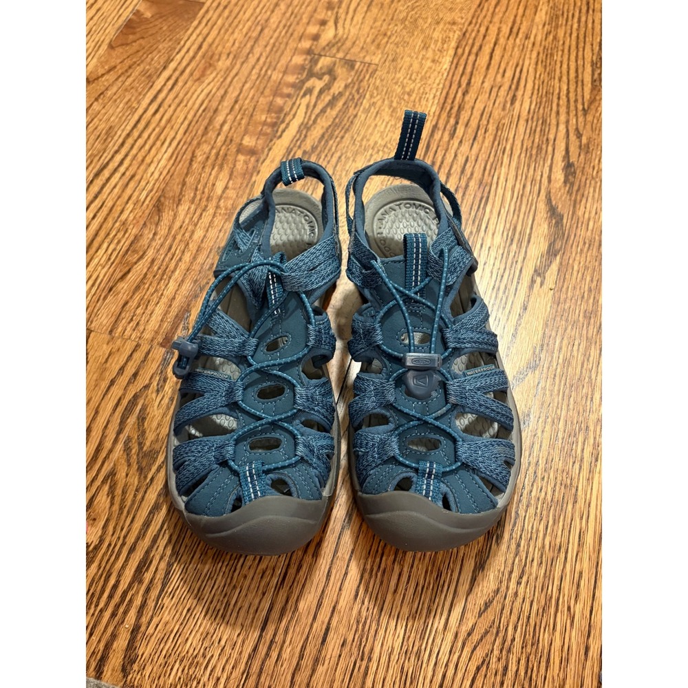 NEW Keen | Women's Whisper Sandals in Smoke Blue Sz 6.5 1022810 - Picture 2 of 6